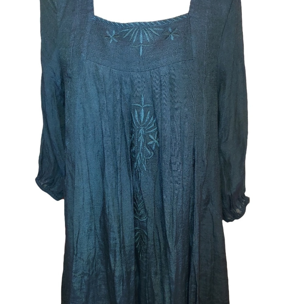NWT Navy Blue BOHO Dress S